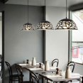 thumbnail image 3 of Hanging Lamps Dining Room Metal Black White Pendant Light Ceiling Light Plug In, 3 of 4