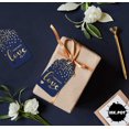 thumbnail image 4 of Inkdotpot 50 Pack Made With Love Text Favor Paper Tags Craft Real Gold Foil Hang Tag, 4 of 6