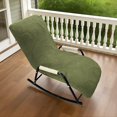 thumbnail image 1 of Elastic Indoor Outdoor Patio Rocking Chairs Cover, Lounge Royal Rocking Chair Slipcover Modern Reclining Rocker Chairs Cover (Green), 1 of 5