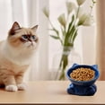 thumbnail image 4 of Ceramic Cat and Dog Food Dish with Slanted Design for Stable Non-Tip Feeding and Drinking, 4 of 4