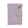 thumbnail image 1 of Card Holder Pouch Women Purse Versatile Women‘s Purse with Button Closure Solid Color Card Holder Wallet Portable Changes, 1 of 5