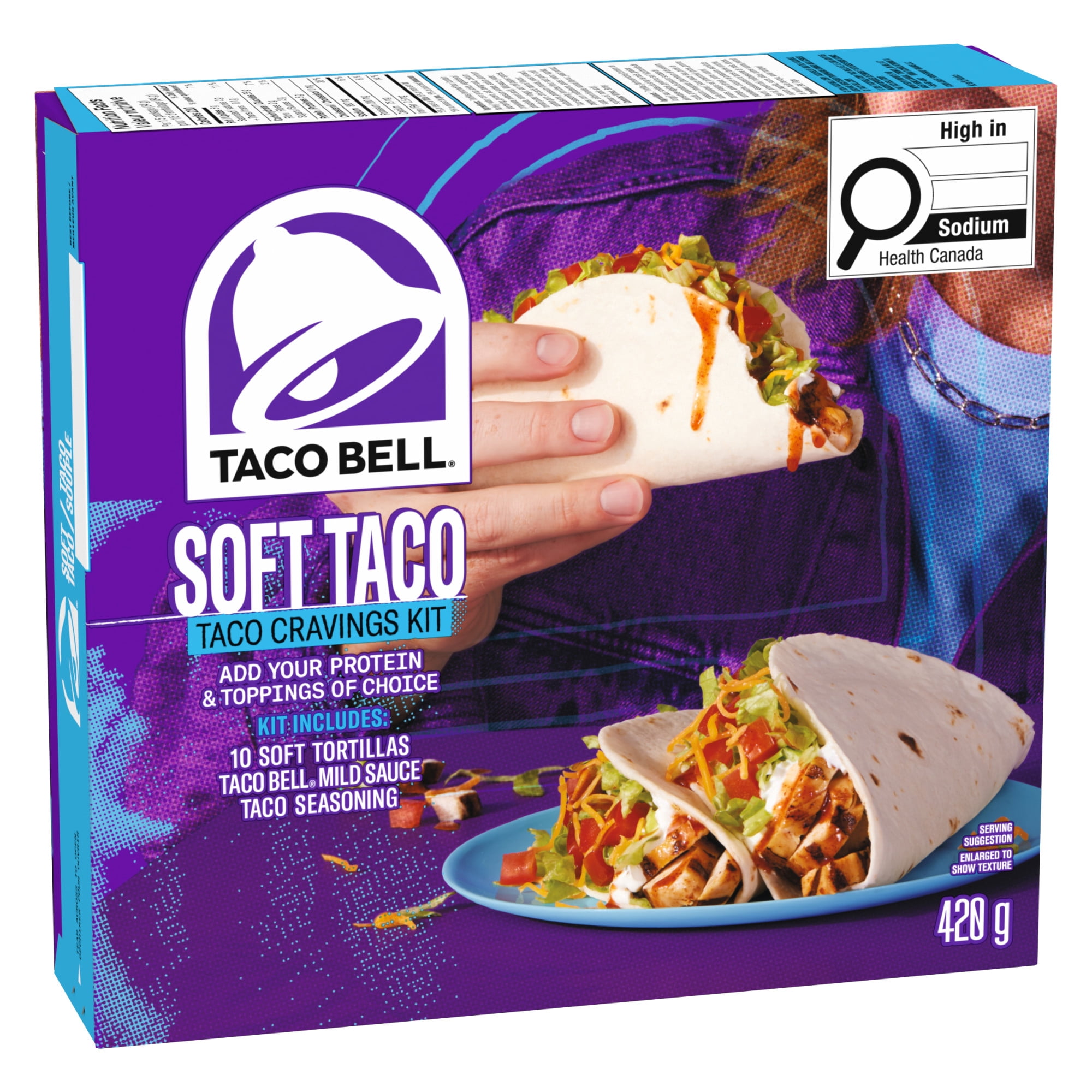 Ensemble À Tacos Fringales Taco Souple, Boîte