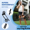 thumbnail image 4 of Welmotive Trottinette pour Enfants de 6 Ans et Plus, Ados et Adultes, Trottinette Légère à Propulsion avec 3 Hauteurs Réglables et Frein Arrière, Grande Roue Trottinette Pliable pour Intérieur et Extérieur., 4 of 8