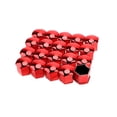 thumbnail image 1 of Screw 20PCS Car Wheel Hub Nut Protective Cover Dustproof Decoration Snap In ABS PlasticRed 21mm/0.83in, 1 of 1