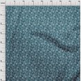thumbnail image 4 of oneOone Silk Tabby Teal Blue Fabric Asian Block Sewing Material Print Fabric By The Yard 42 Inch Wide, 4 of 5