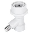 thumbnail image 1 of Stainless Steel Homebrew Beer Keg Connector with Plastic Ball Lock for Secure Dispensing and Long-Lasting Use, 1 of 7