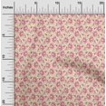 thumbnail image 2 of oneOone Georgette Viscose Light Yellow Fabric Leaves Sewing Material Print Fabric By The Yard 42 Inch Wide, 2 of 4