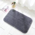 thumbnail image 3 of Thinsony Modern Bathroom Rug Soft And Comfortable For Luxurious Bath Experience Wide Application Bathroom Mat dark grey 50x80cm, 3 of 6