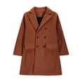 thumbnail image 4 of Cowsor Manteau Trench à Double Boutonnage pour Garçons, Revers Cranté, Long Caban Classique Décontracté, Pardessus d'Hiver, 4 of 7