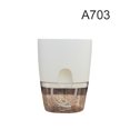 thumbnail image 2 of Plant Pot Cover Indoor Plastic Rattan Flower Cover Round Modern Decor Planter Garden Planter, 2 of 7