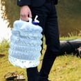 thumbnail image 3 of Seau d'Eau Pliable pour Camping en Plein Air, Contenant, Bidon, Porte-Bouteille, Rangement, Télescopique, 3 of 10