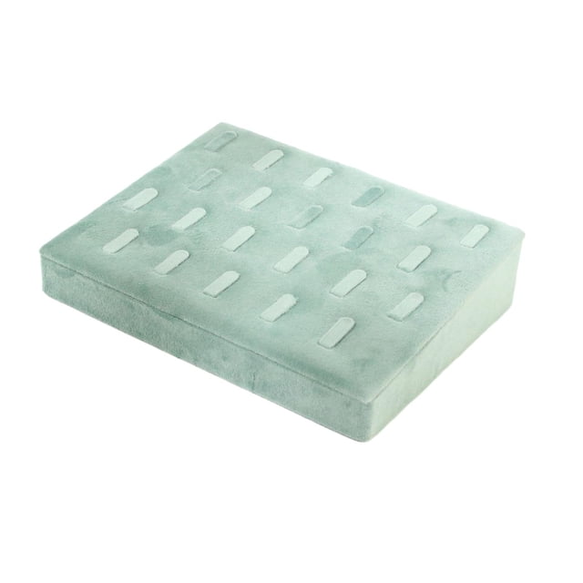 Jewelry Organizer Jewelry Storage Containers for Drawer Jewelry Display Holder Jewelry Drawer Insert for Bedroom Counter Shop , Green Rings Tray