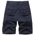 thumbnail image 3 of Pisexur Shorts Cargo pour Hommes Coupe Décontractée à Multiples Poches Short Classique d'Extérieur pour Hommes, 3 of 3