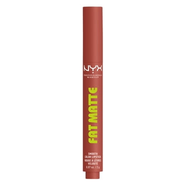 NYX Professional Makeup Fat Matte Smooth Color Lipstick, Rose Robe (Nude)