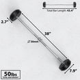 thumbnail image 4 of Synergee Fixed 50 lb Barbell – Pre Weighted Straight Bar, 4 of 6