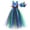 bleu, variante sur WEAIXIMIUNG Robes pour Enfants Filles 10-12 Robe de Performance pour Tout-Petites Robe Décontractée Robe Tutu Robe en Maille Manteau avec Couvre-Chef Ensembles 2 Pcs 4-5 Ans