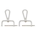 thumbnail image 4 of GUOOL 2 Pcs Crochet Pivotant Attache Détachable pour Sac Matériel Boucle de Sac Blanc, 4 of 9