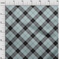 thumbnail image 2 of oneOone Georgette Viscose Fabric Tartan Check Printed Fabric 1 Yard 42 Inch Wide, 2 of 4