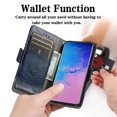 thumbnail image 2 of Case for Samsung Galaxy S20 Ultra 5G Cover Leather Wallet Folio Case Book Design Flip Magnetic Closure - Blue, 2 of 5