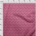 thumbnail image 2 of oneOone Cotton Flex Fabric Leaves & Floral Block Printed Fabric 1 Yard 40 Inch Wide, 2 of 4
