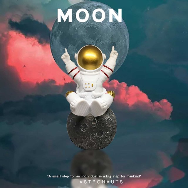 TIMIFIS Bluetooth Speakers Y-388 Astronaut Smart Wireless Bluetooth Speaker Mini Smart Subwoofer Portable Radio Card Audio Gift