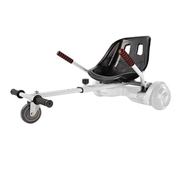 Hoverboard Accessories, Hoverboard Seat Attachment Fits Self Balancing Scooter Go Cart Frame (White)