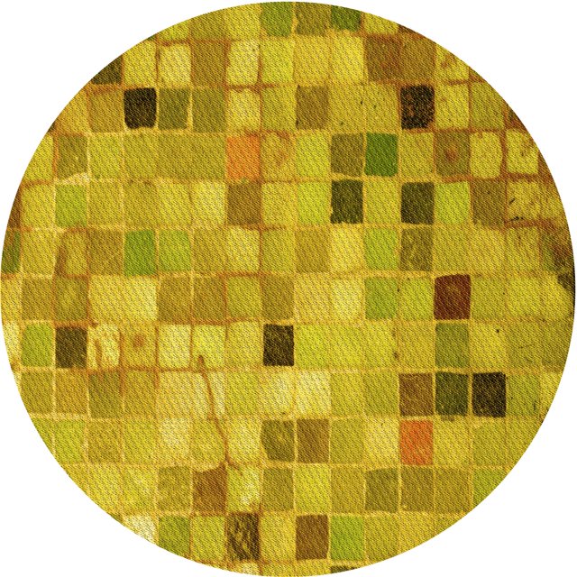 Ahgly Company Tapis d'Intérieur Ronds Transitionnels Lavables à la Machine, Brun Biscuit Foncé, 8 Pieds Rond