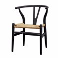 thumbnail image 1 of Nicer Furniture Black Wishbone Chair, 1 of 2