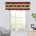 thumbnail image 1 of Yhmxh Essential For Christmas 137x45cm/53.9x17.7inches The Exquisite Christmas Style Window Drapery Festive Decorations Making The Window Wear The Coat Of Christmas Polyester Curtain, 1 of 6