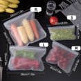 thumbnail image 3 of (Grand Sac de Conservation des Aliments 20*28cm) Sac de Stockage des Aliments pour Réfrigérateur Sac de Scellage des Aliments pour Fruits et Légumes Réutilisable, 3 of 14