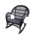 thumbnail image 1 of Jeco Fauteuil Berçant en Osier Couleur Espresso, 1 of 2