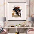 thumbnail image 3 of Designart Tropical Leaf Silhouettes and Shapes IV FLOAT FRAME WALL ART, 3 of 4