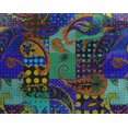 thumbnail image 5 of oneOone Georgette Viscose Vert Mer Tissu Cachemire Patchwork Tissu pour Robe Tissu Imprimé Tissu au Mètre 42 Pouces de Large, 5 of 5