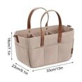 thumbnail image 3 of Sac de Rangement Pliable, Sac de Rangement en Feutre Pliable Durable et Léger, Portable, Léger, Multifonction, Compartiments Interchangeables pour Voiture, Voyage, Intérieur, 3 of 7