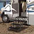 thumbnail image 1 of GloryStar RV Steps, RV Stairs with Handrail & Anti-Slip Panel, 660lb Capacity Hot Tub Steps, Portable Trailer Ladder for Mobile Home, Outdoor, Camping, Travel, Porch, SPA, Pool, 1 of 6