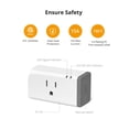 thumbnail image 2 of SONOFF Smart Plug with Energy Monitoring,APP&Voice Control Works with Alexa Google Home ,WiFi Mini Smart Outlet for Home and Commercial Use S31 4 Packs, 2 of 9