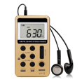 thumbnail image 1 of 10Pcs V112 FM AM 2 Band Radio Mini Receiver Portable Digital Tuning Radio Receiver With Rechargeable Battery &amp; Earphone ,Easy to Use, 1 of 7