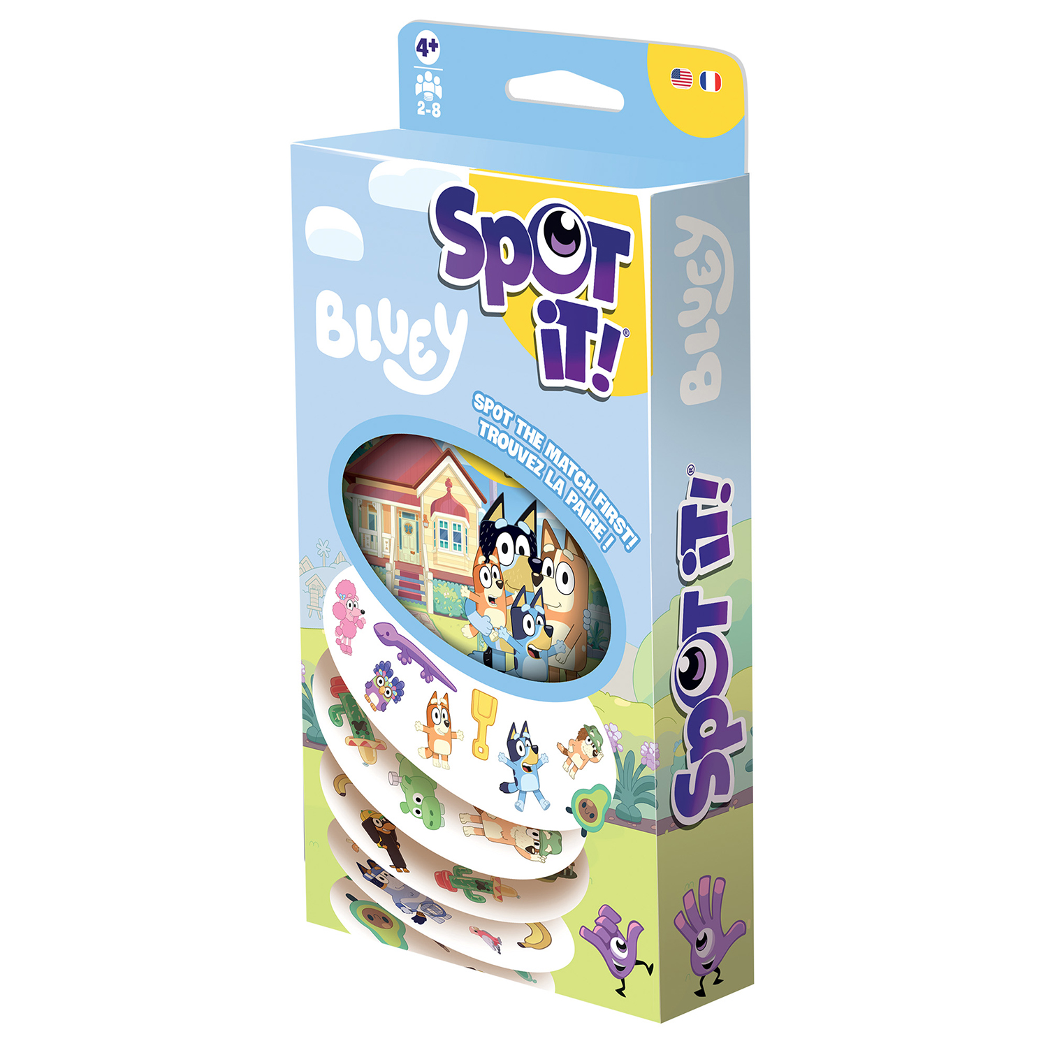 Spot It! Classic – Jeux de cartes pour adultes et enfants – 2 à 8 joueurs – < 15 minutes de jeu – À partir de 6 ans – Version multilingue