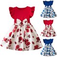 thumbnail image 1 of LOVZFMLL Robe pour Enfant 3-8 Ans, Mode, Couleur Unie, Paillettes, Fermeture Éclair, Manches Courtes, Col Rond, 1 of 9