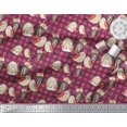 thumbnail image 2 of Soimoi Rayon Fabric Floral & Owl Cartoon Print Fabric by Yard 42 Inch Wide, 2 of 3