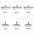 thumbnail image 3 of 10 inch LED Rainfall Shower Head Round Shower Head Automatically Colorful Flashing Lights Showerhead for Bathroom, 3 of 8