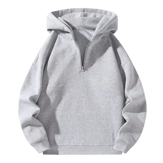 Kcodviy Chandails à Capuchon Courts pour Hommes d'Automne et d'Hiver pour Hommes Chandail Uni Chandails à Capuchon Longs Chandails à Manches Longues Chandail à Capuchon à Manches Longues Chandails pour Hommes Chandails à Capuchon Hauts de Chandail