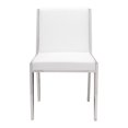 thumbnail image 3 of Zuo Chaise de Salle à Manger Kylo en Similicuir en Blanc (Lot de 2), 3 of 4
