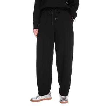 Pantalon de survêtement en tricot doux à coupe baril George pour femmes