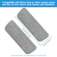 thumbnail image 3 of Binwennn Body Brush Replacement Heads Flat Mop Cloth Spray Mop Head Replacement Cloth Microfiber Mop Head Accessories Color, 3 of 7