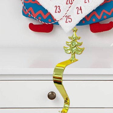 Christmas Stocking Hanger Stainless Stocking Hook Christmas Ornaments For Fireplace Mantle Home Decoration hooks for shower wall brushed nickel