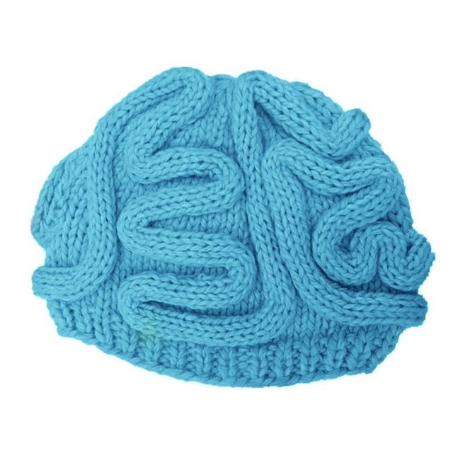 Funny Brain Knitted Hat,Knitted Personalized Brain Hat,Winter Hat