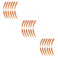 thumbnail image 3 of ZheElen 12pcs 3inch Archery Turkey Feathers Fletchings Vanes Orange 3 Inch 3Set, 3 of 6