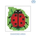 thumbnail image 2 of Diamond Dotz Carré Diamant Art Kit 2.8" X2.8"-Dame Chance, 2 of 6