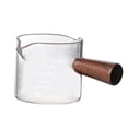 thumbnail image 2 of jifeng Cup Transparent Drinkware Bar cup walnut handle 75ml 75ml, 2 of 4